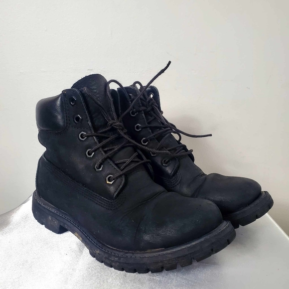 Timberland Premium Waterproof Combat Black Nubuck - Picture 3 of 15